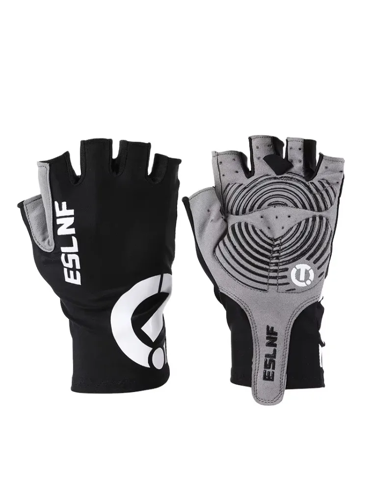 AliExpress Mountain Bike Half Finger Bicycle Riding Outdoor Sports On-Slip Breathable Road Bicycle Gloves