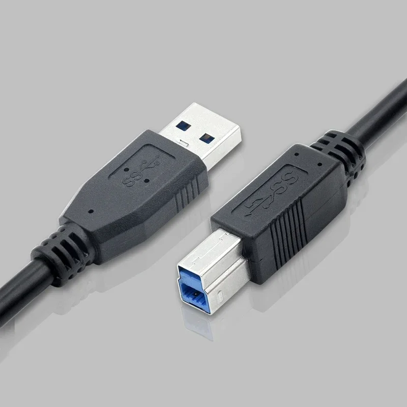 USB 3.0 5Gbps Cable Superspeed USB Type A Male to B Male Adapter Cord for Scanner Printer Desktop External Hard Drivers and More