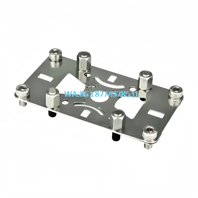 Wmwmnu Cast Stainless Steel Centering Plate for 3R System D142x12.5mm 0.002mm Repeatability HRC55-60 for R Chucks on CNC