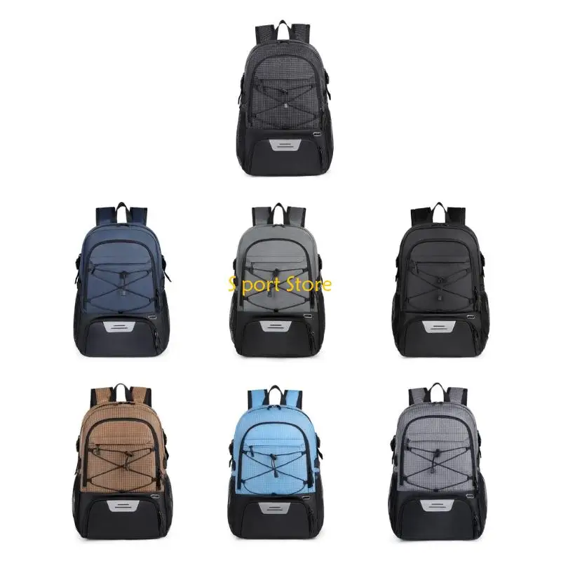 

U2JB Light Weight Large Capacity Sports Backpack Waterproof Gym Backpack For Basketball Volleyball Outdoor Camping Hiking