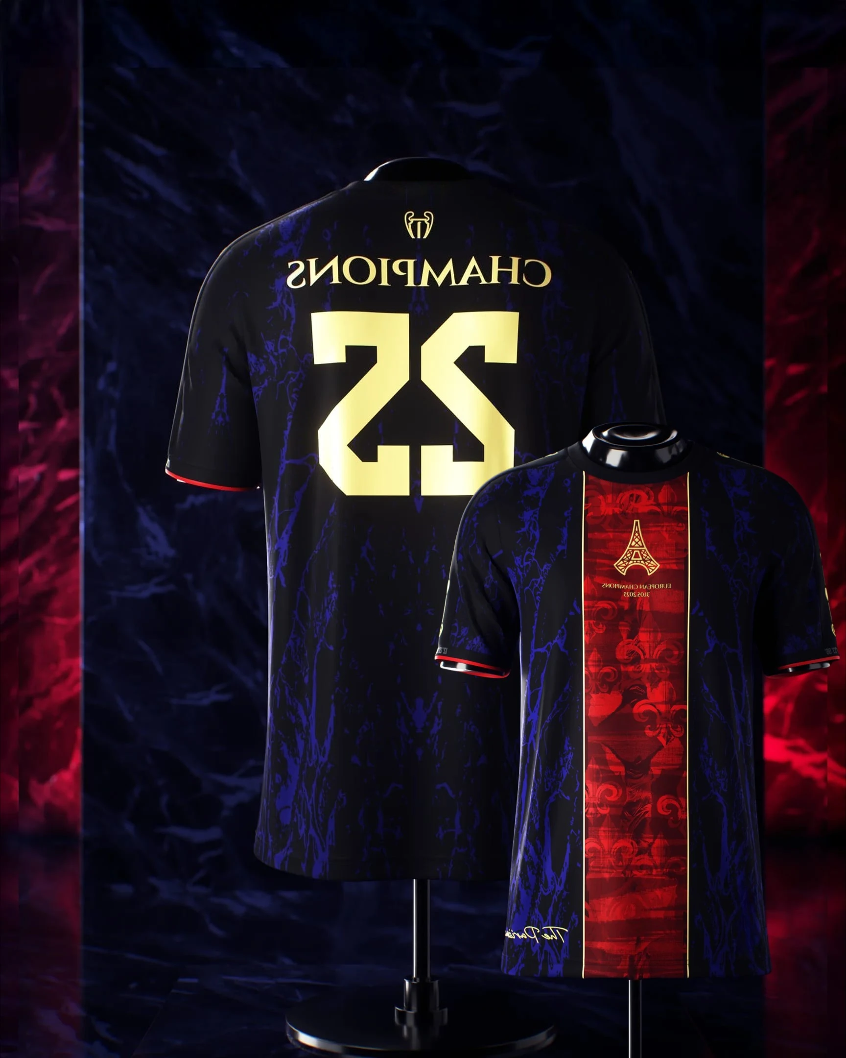 

Джерси европейских чемпионов на выезде 2025, футбольная рубашка с короткими рукавами и паразиками, тренировочная футбольная форма, быстросохнущая женская пижама