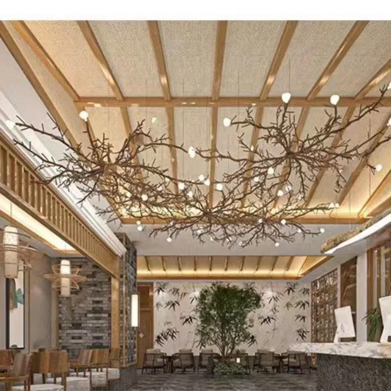 

European chandelier simple atmosphere creative postmodern exhibition hall