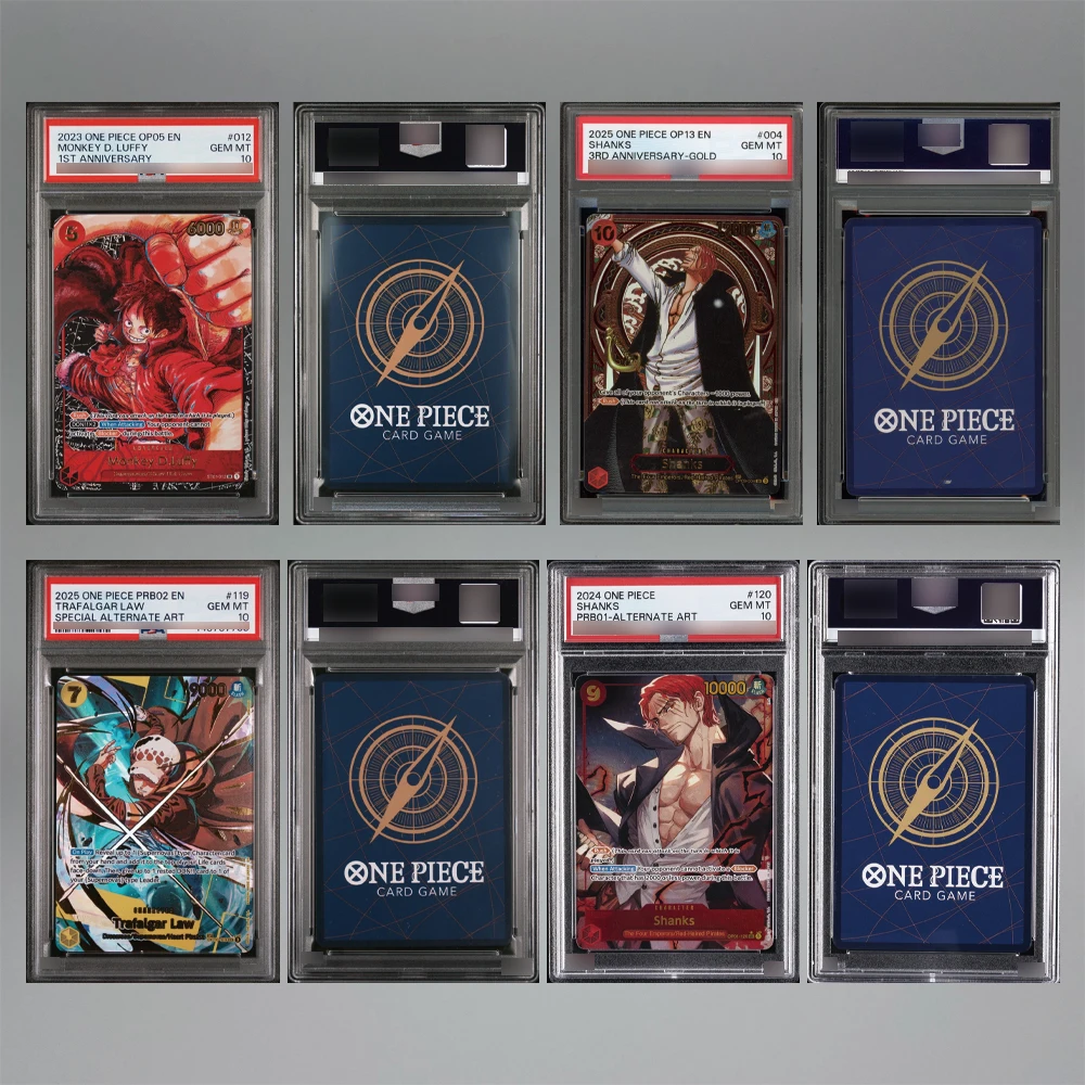 

Коллекционная карта для игры в аниме-карточную игру OPCG (английская версия): Монки Д. Луффи, Шанкс, Трафальгар Лоу, 10 очков, редкий рейтинг, подарок для коллекционеров