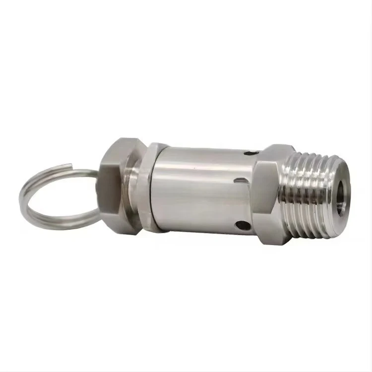 Safety relief valve for air compressor temperature and pressure relief valve