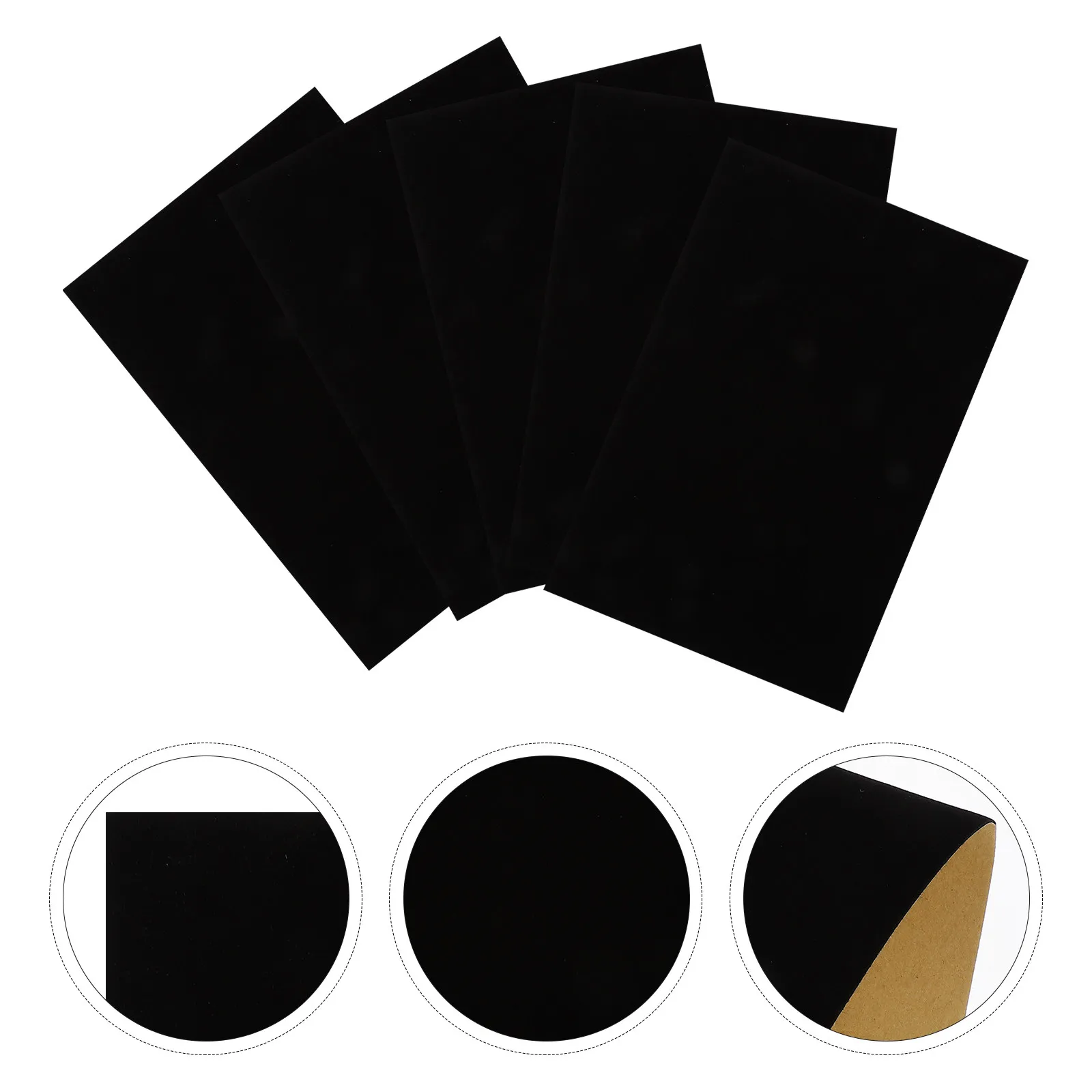 

Adhesive Felt Sheets Jewelry Box Liner Gift Packaging Lining Material Smooth Supple Bright Color Odor Free Removable Drawer