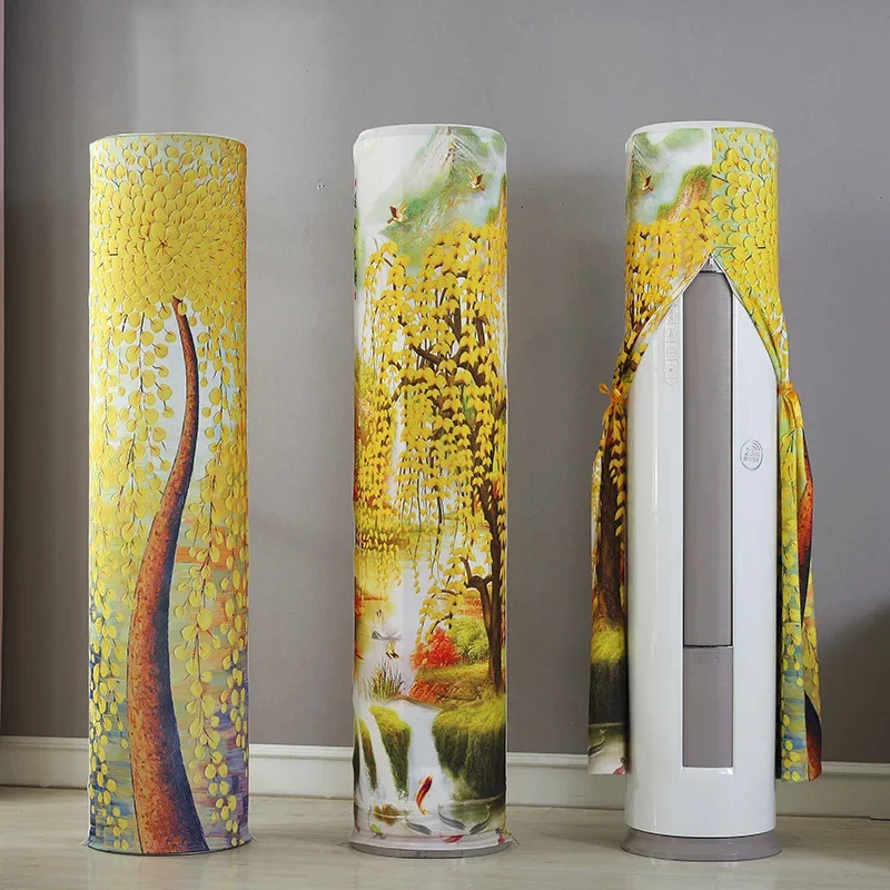 2025 آلة خزانة عامة أسطوانية عمودية شاملة غطاء غبار تكييف الهواء فينيكس غطاء غبار تكييف الهواء