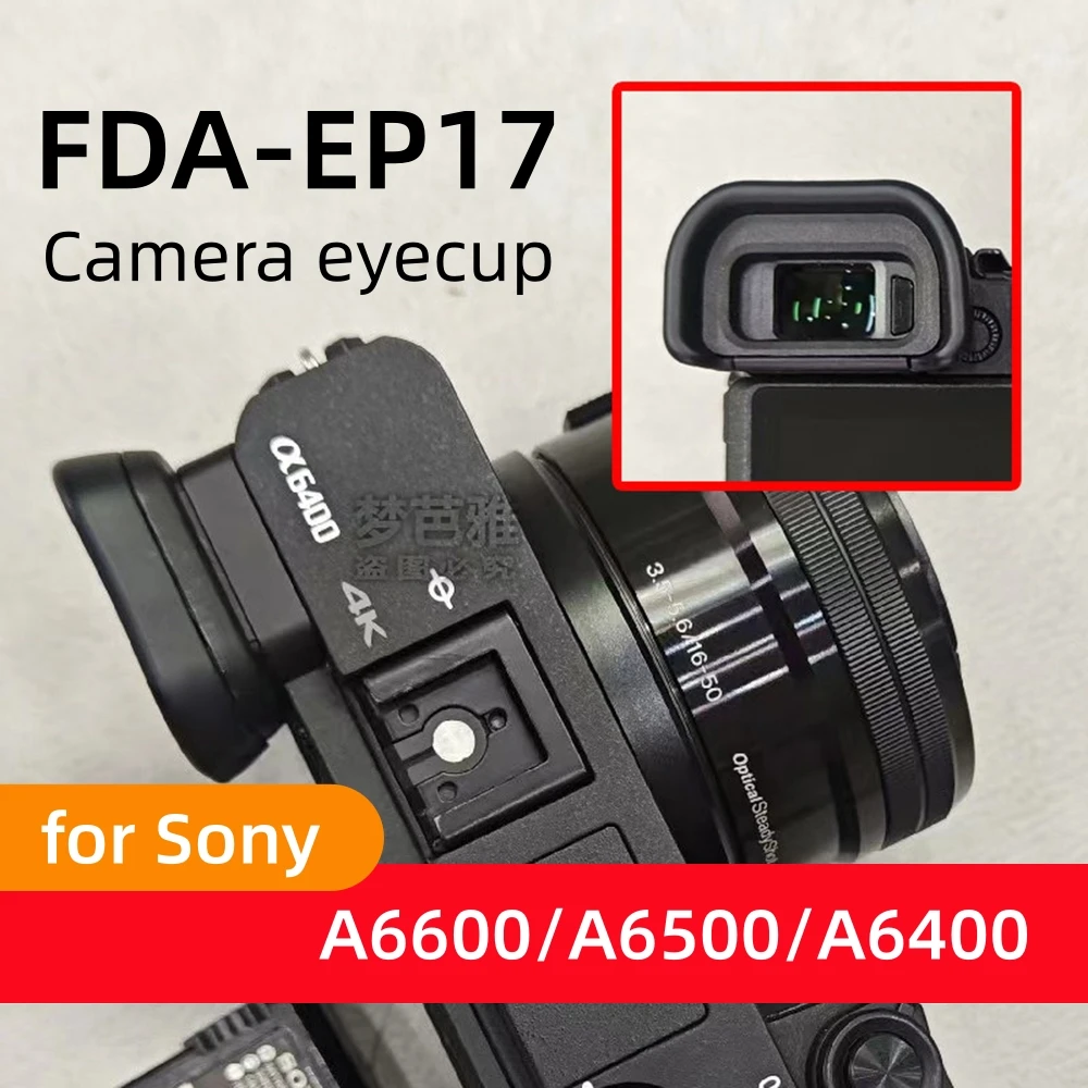 Hard Viewfinder Eyecup Eye Cup Eyepiece replace FDA-EP17 for Sony A6600 A6500 A6400 ILCE-6600 ILCE-6500 ILCE-6400 EP17 Camera
