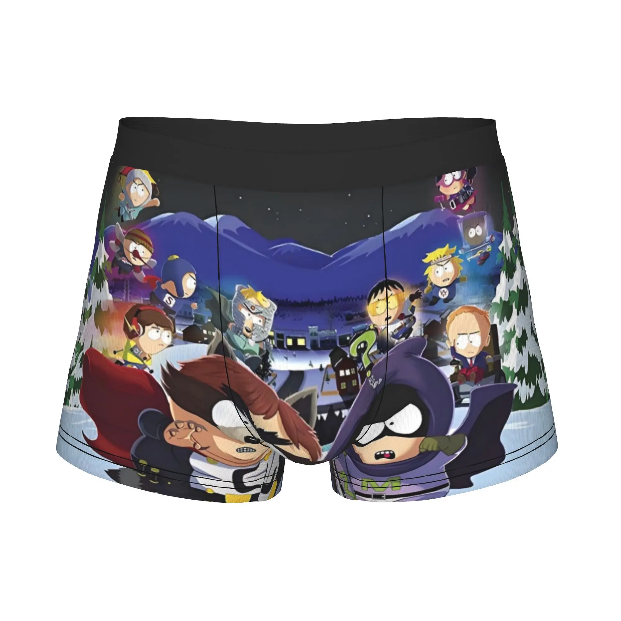 Adventure S-SouthParks Boxers Shorts Men Classic Character Briefs Underwear Novelty Underpants