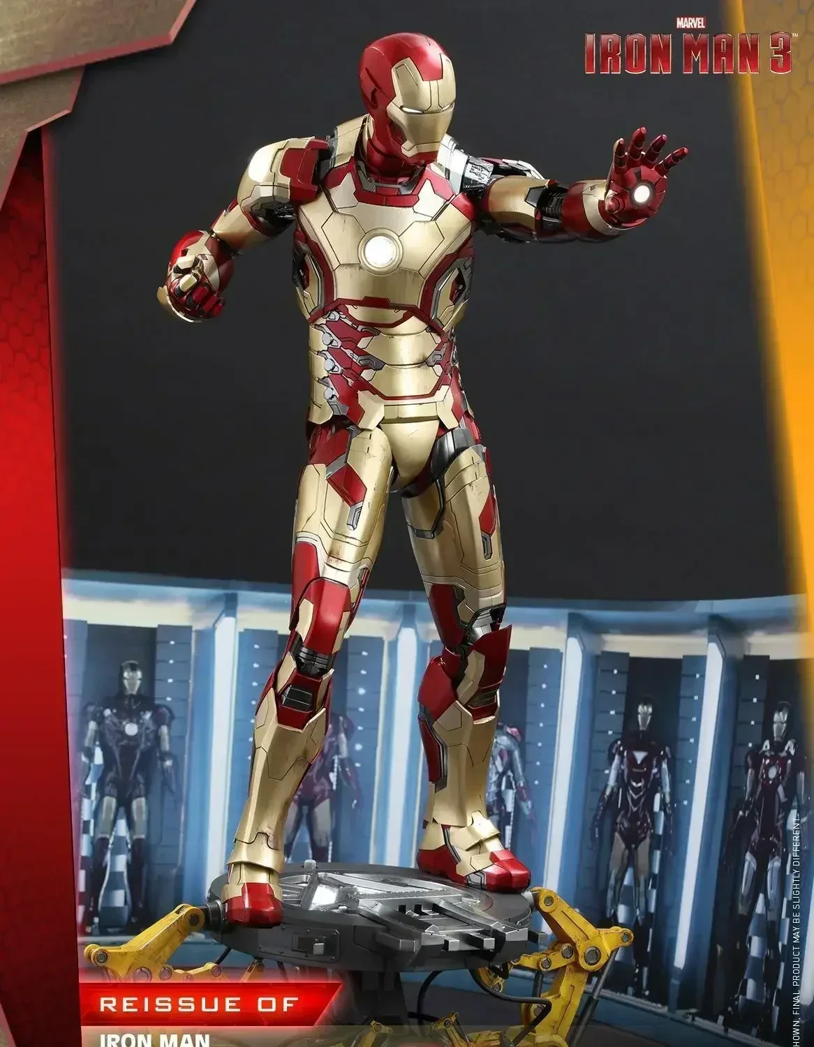 1/4 Iron Man Mk42 Deluxe Edition Qs008 Marvel Anime Actiefiguren Originele Team Pak Avengers Eindspel Model Speelgoedgeschenken