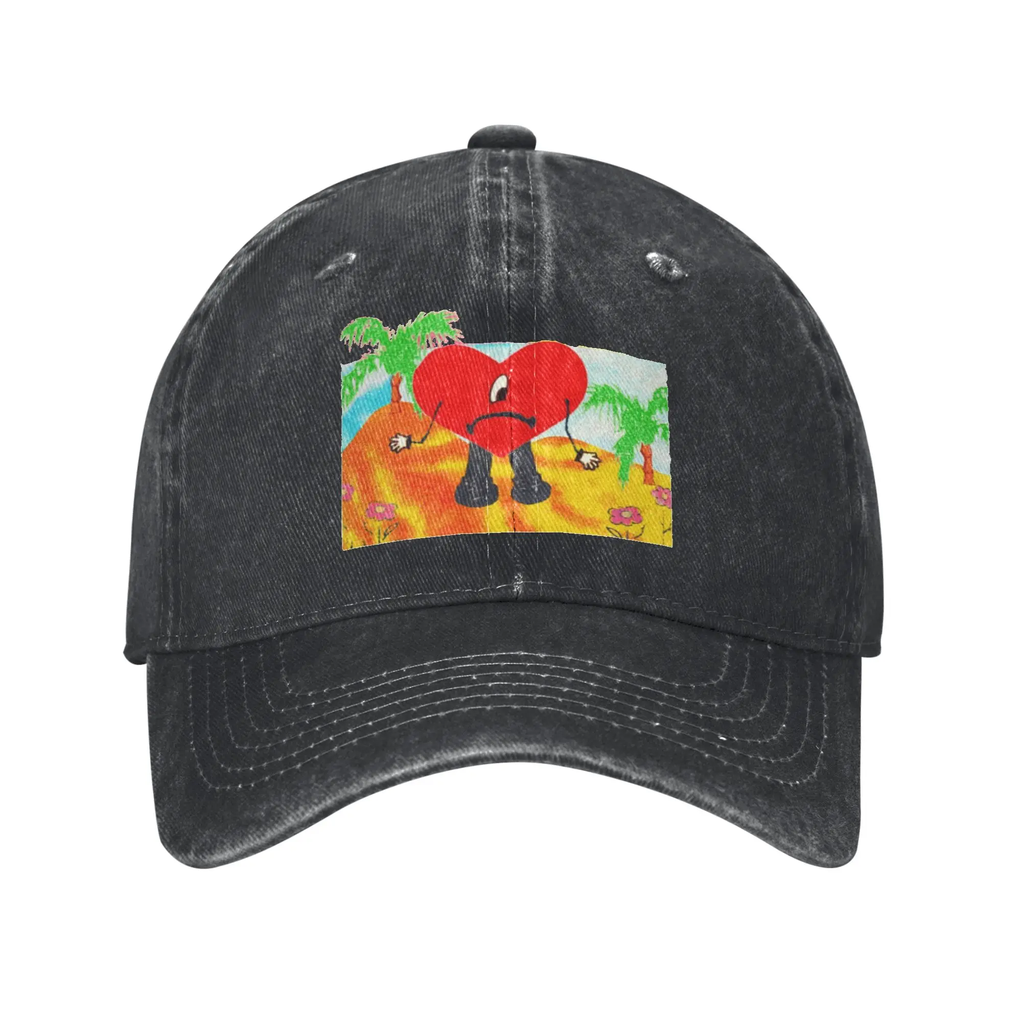 Bad Baseball Cap Vintage Distressed Washed Bunny un verano sin Snapback Cap Men Women Outdoor Summer Adjustable Fit Hats Cap