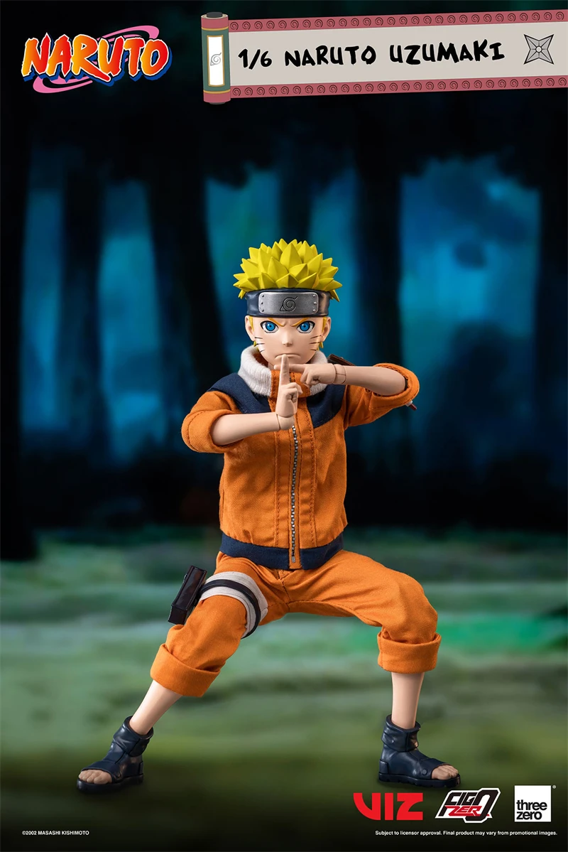 【In Stock】3A Threezero Figzero Naruto Naruto Uzumaki 1/6 Scale Action Model Collectible Figure Toys