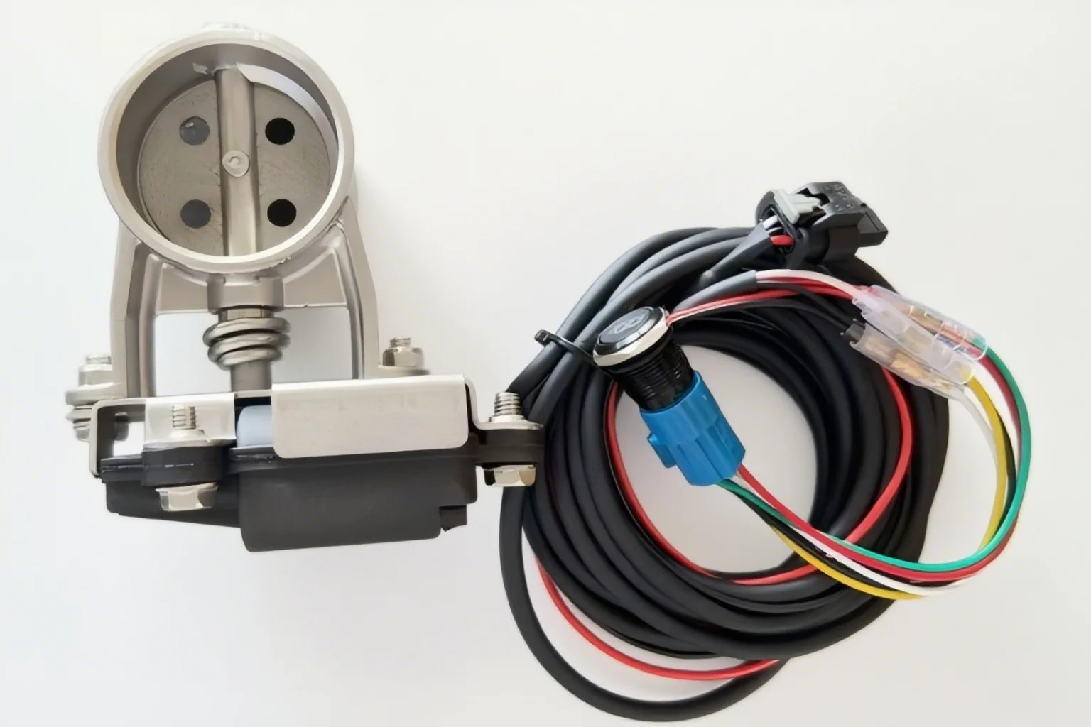 

Electric exhaust control valve Electric Valve Unit with black logo button control Excellent sealing Exhaust Control Valve