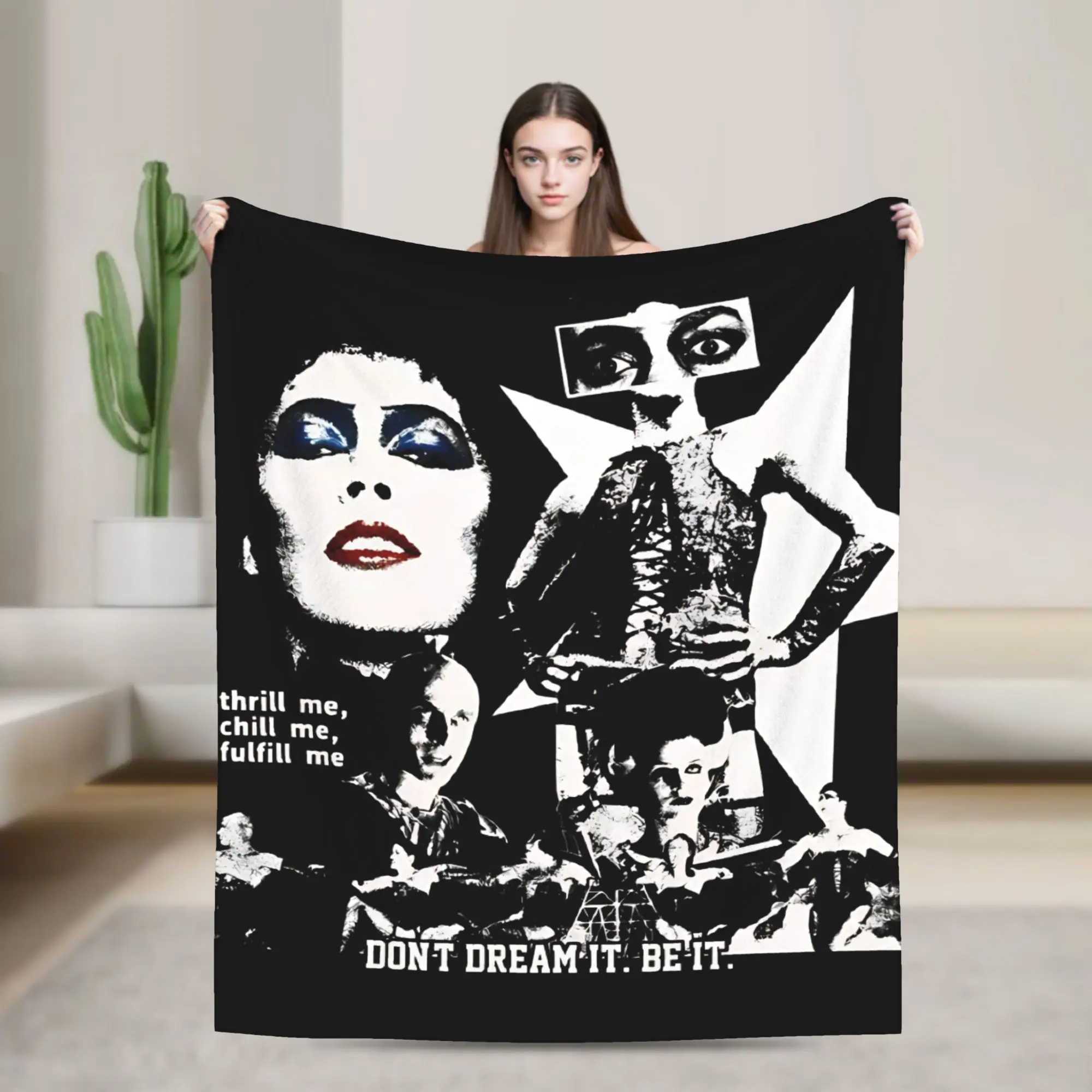 The Rocky Horror Picture Show Blankets Fleece Summer Air Conditioning Frank Tim Curry Soft Throw Blanket for Bed Couch Quilt