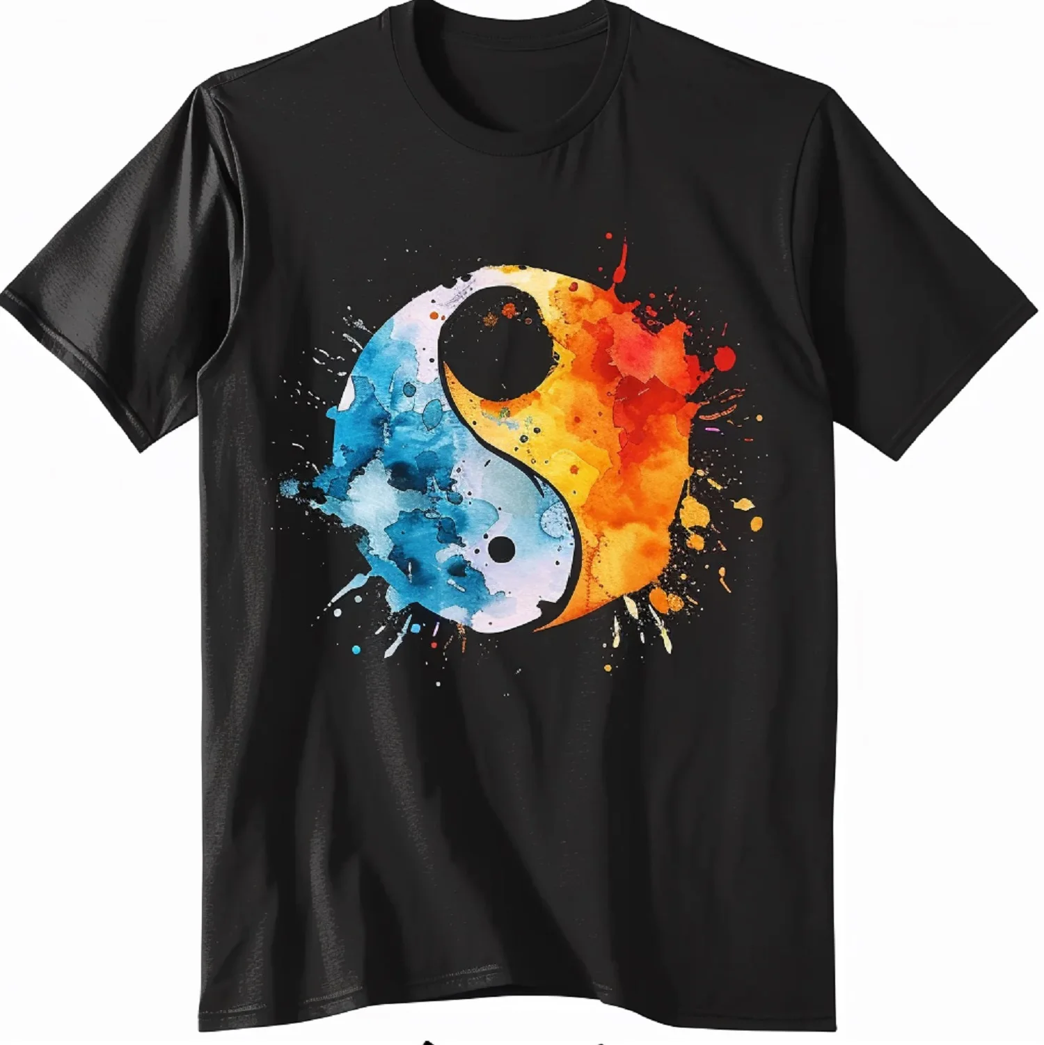 Yinyang Meditation T-Shirt Graphic Tai Chi Apparel