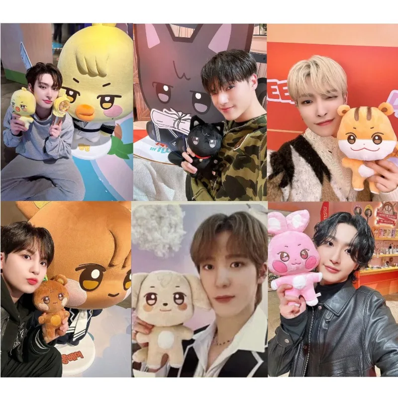 

ATEEZ Aniteez плюшевая кукла модель игрушки Ateez Kawaii мягкие животные плюшевая кукла модель игрушки корейская комната Dandadan для влюбленных подарок