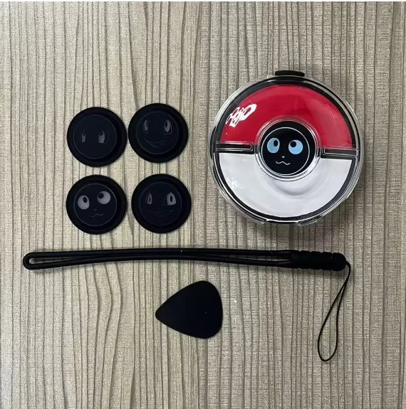 TNS3112Silicone Protective Cover Hard/Soft Shell Case for Pokemon Go Plus Transparent Protector PC / TPU Sleeve Game Accessories