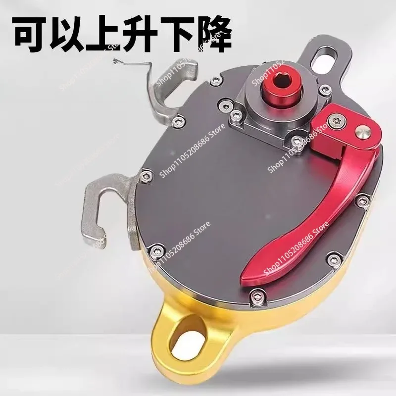 Construction Equipment & Tools Double Force System Drill Drives Pulley Descender Raiser for Aerial Work Lift CCD CCR -