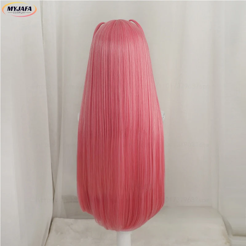 Perruque de Cosplay Nakano Nino de haute qualité, cheveux synthétiques longs et lisses roses résistants à la chaleur, perruques Anime Lolita d'halloween + bonnet de perruque