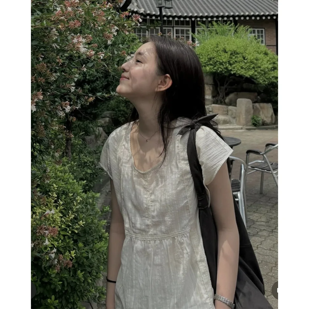 

Мягкая винтажная свободная кружевная блузка Snugnok: Новинка лета 2025 – женская хлопковая кофта без рукавов, модная и удобная