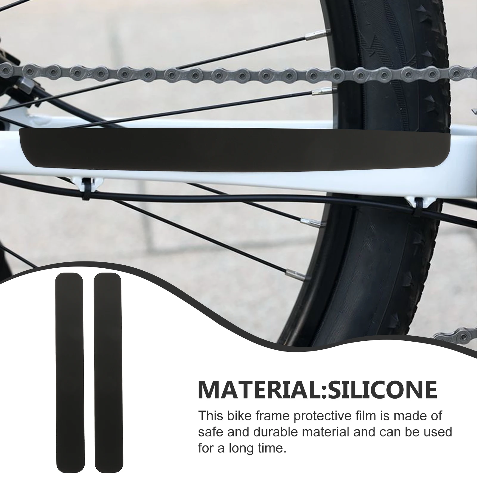 2 stuks fietsframestickers sil - Chainstay Protector Wrap recensie en prijs