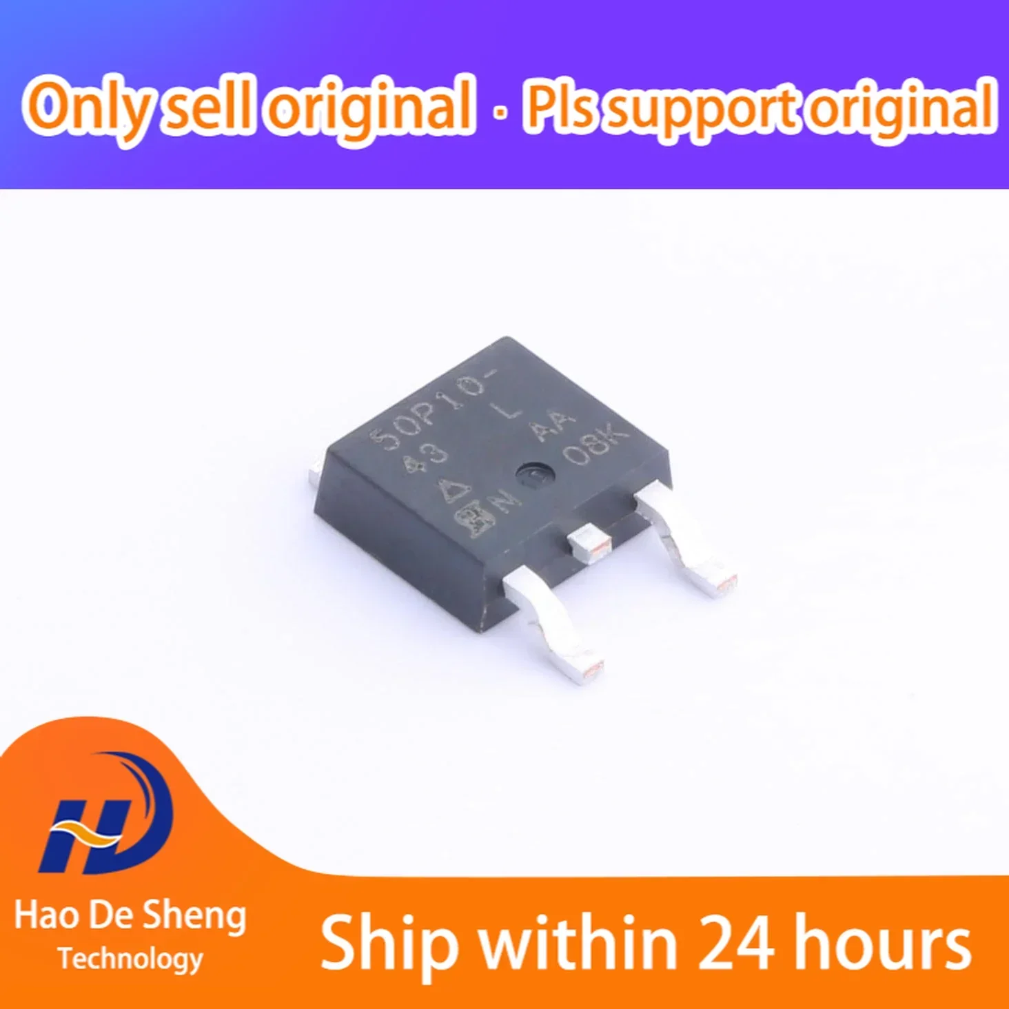 10PCS/LOT SUD50P10-43L-E3 TO252 New Original In Stock