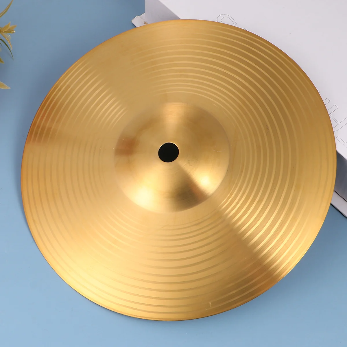 

8 Inch Hi-hat Cymbal Vintage Percussion Instrument Golden Drum Brass Crash Ride Child