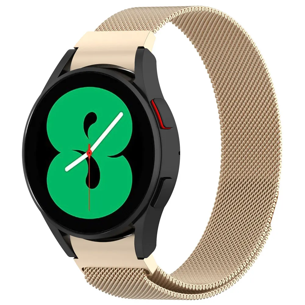 No Gap Milan ese Loop Armband für Samsung Galaxy Uhr 6 klassische 43mm 47mm 6 5 4 44mm 40mm 5pro 4 klassische Edelstahl armband