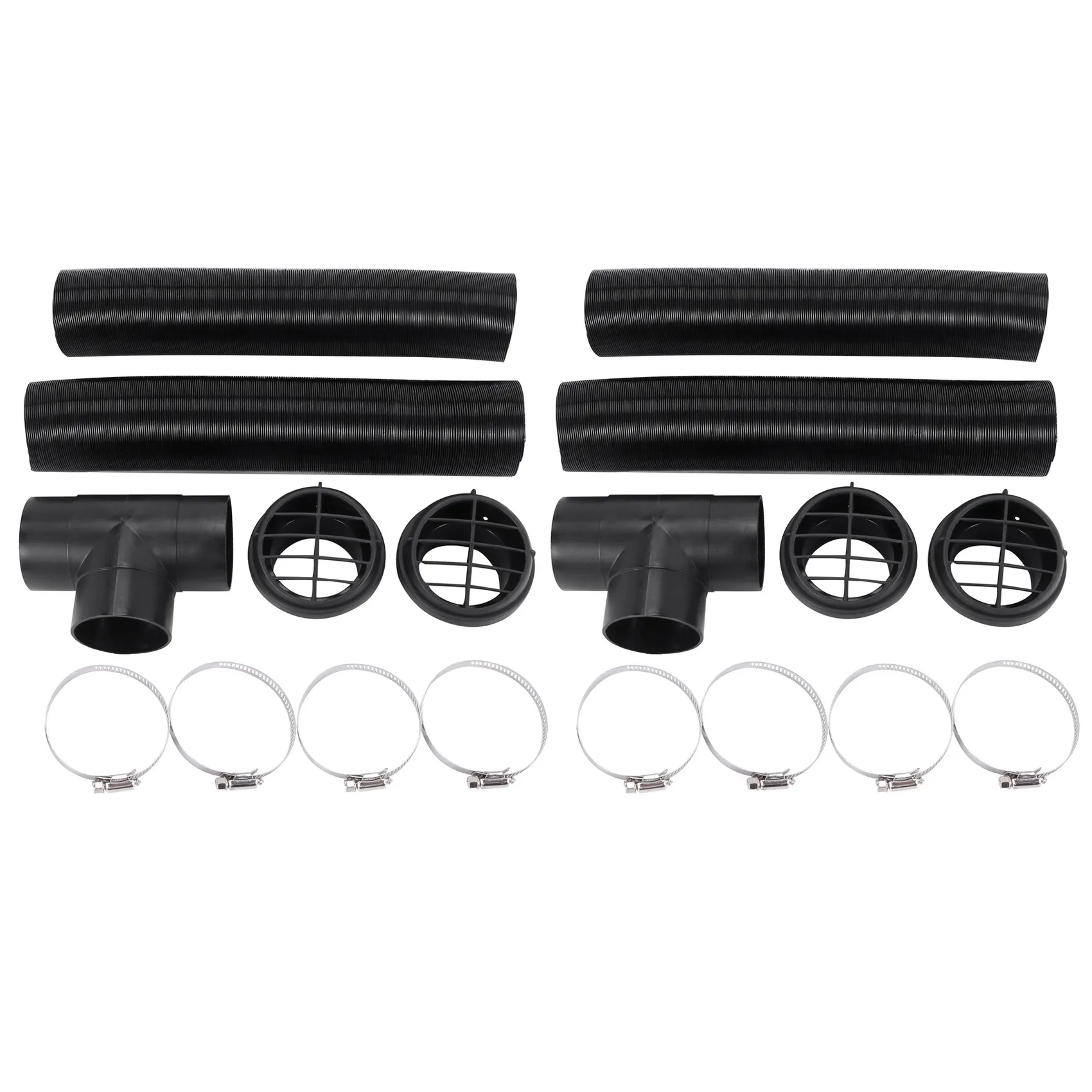 

Practical 2Set 60Mm Car Auto Heater Pipe Duct T Piece Warm Air Outlet Vent Hose Clips Set For Parking Heater Webasto Eberspacher