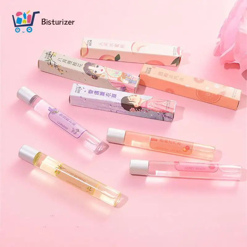 2/1pcs 12ml Roll-on Perfume Womens Long-lasting Light Fragrance Peach Deodorant Fresh For School Girl