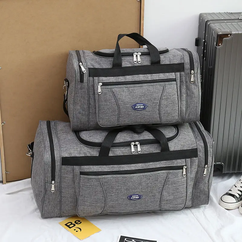 Large Capacity Oxford Cloth Fitness Bag Men's Women's Handheld Travel Bag Moving Luggage Bag JIFANPAUL Brand Foldable Polyester