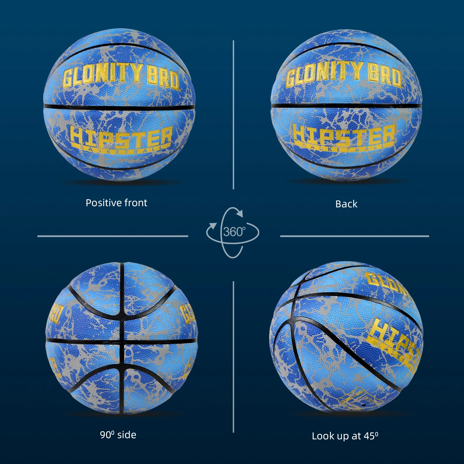 كرة سلة متوهجة من الجلد المضيء المقاوم للاهتراء مقاس 5/6/7-27.5/28.5/29.5 بوصة للشباب، لعبة كرة السلة الليلية في الهواء الطلق