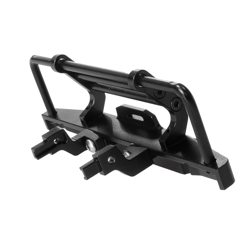 DELAM-Metal Bumper With Tow Hook For TRX4M Defender 1/18 RC Crawler Car Upgrade Parts Accessories