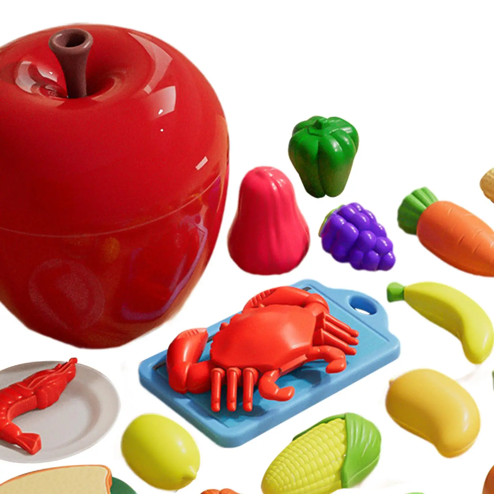 Schneiden Spielen Rollenspiel Essen Rollenspiel mit Aufbewahrungskorb Spielküche