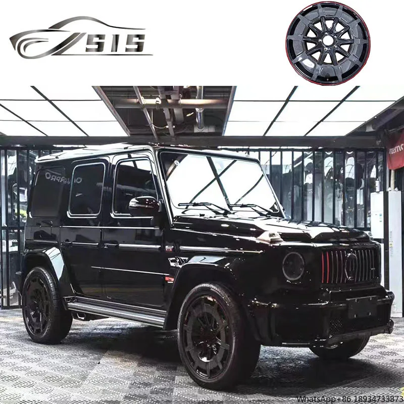 

G-Class W464 W463A Runde 900 Wheel Hub GLE GLS Upgrade Profession Forged Carbon Fiber Wheels 21 22 23 24 Inch Customized