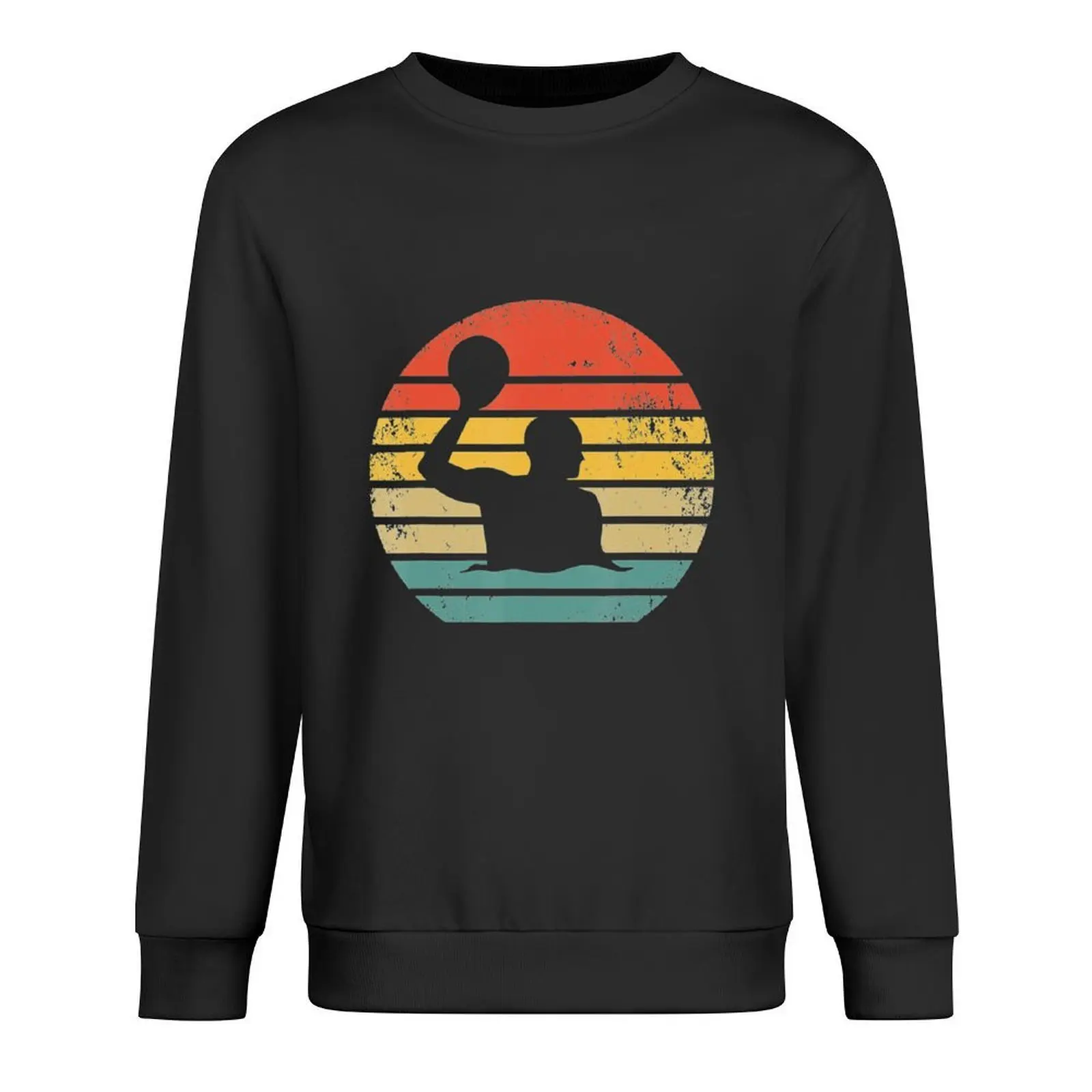 Retro Water Polo Player Vintage Waterpolo H2O Polo Pullover clothes for men korean clothes autumn clothes aesthetic sweatshirts