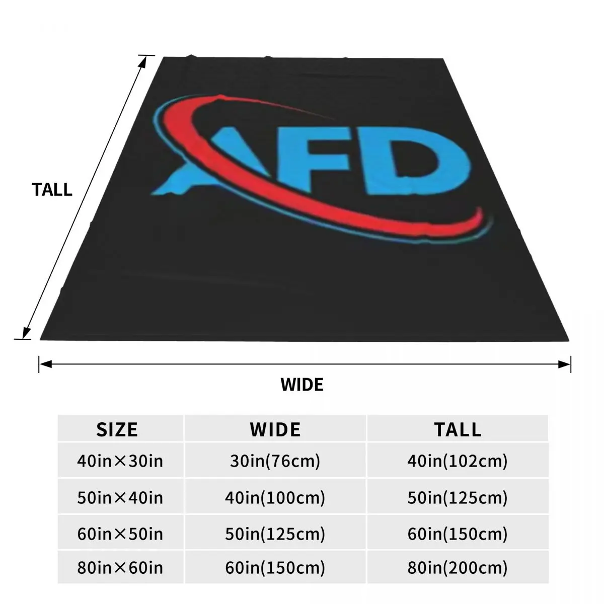 AFD Alternative For Germany Fashion Blanket Fleece Sofa Throw Blanket Portable for Couch Bedding Outdoor Throws Bedspread Quilt