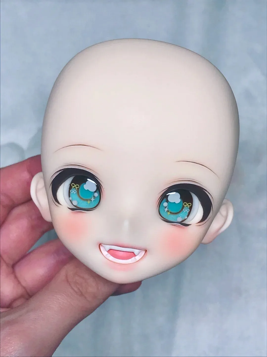 

bjd doll 1/4 size makeup head cartoon animation cat coco high quality resin toy gift baby angel dolls