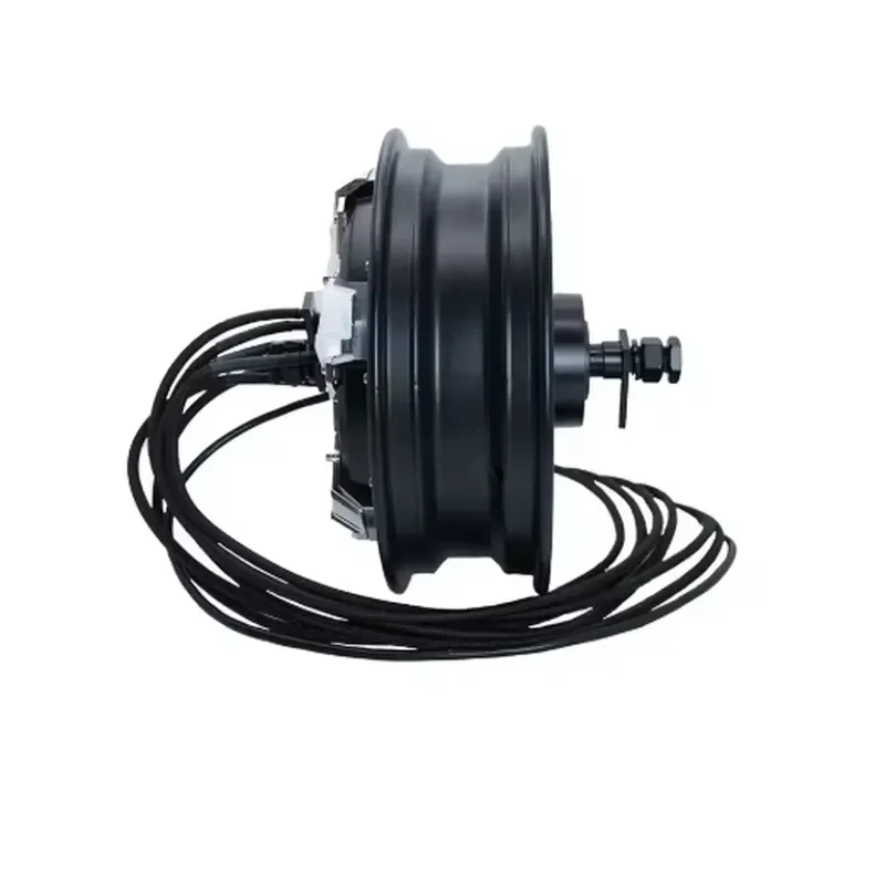 Электродвигатель QS Motor 12x3.5 дюйма QS260 70H V4 12000 Вт 72 В, бесщеточный, с постоянными магнитами, для ступичной трансмиссии, IP67 водонепроницаемый, крутящий момент 300 Нм, IE4