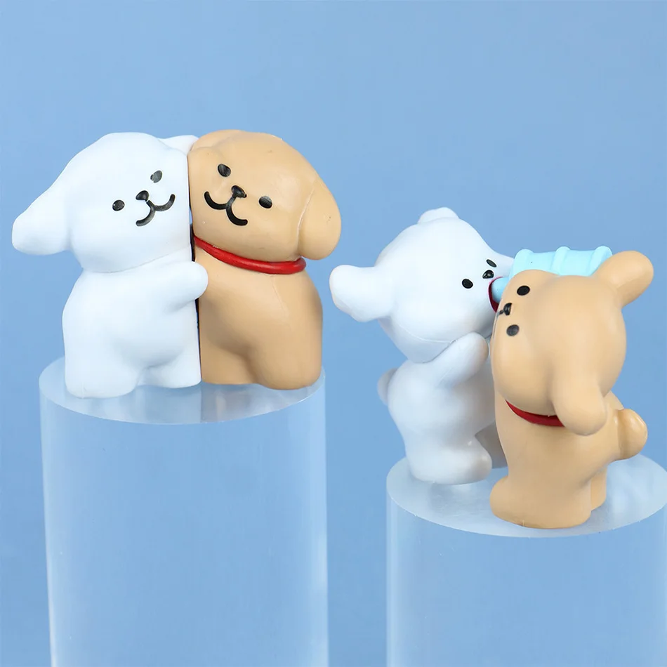 جديد 2G خط الكلب صندوق أعمى الكرتون الإبداعية صندوق الغموض دمية اليدوية الراتنج قلادة عيد الأطفال الديكور بالجملة