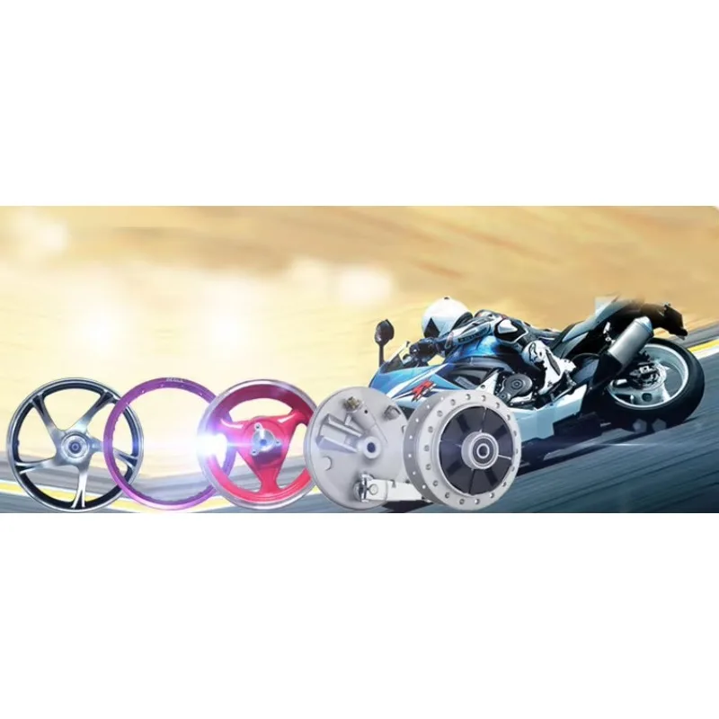 فائقة الجودة عالية الأداء 18 بوصة لقطع غيار الدراجات النارية ذات العجلات المصنوعة من خليط معدني #3