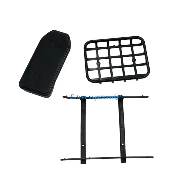 

090B Remote Control Car Decoration Kits with Roof Rack Roof Box Kayak Decorative Part