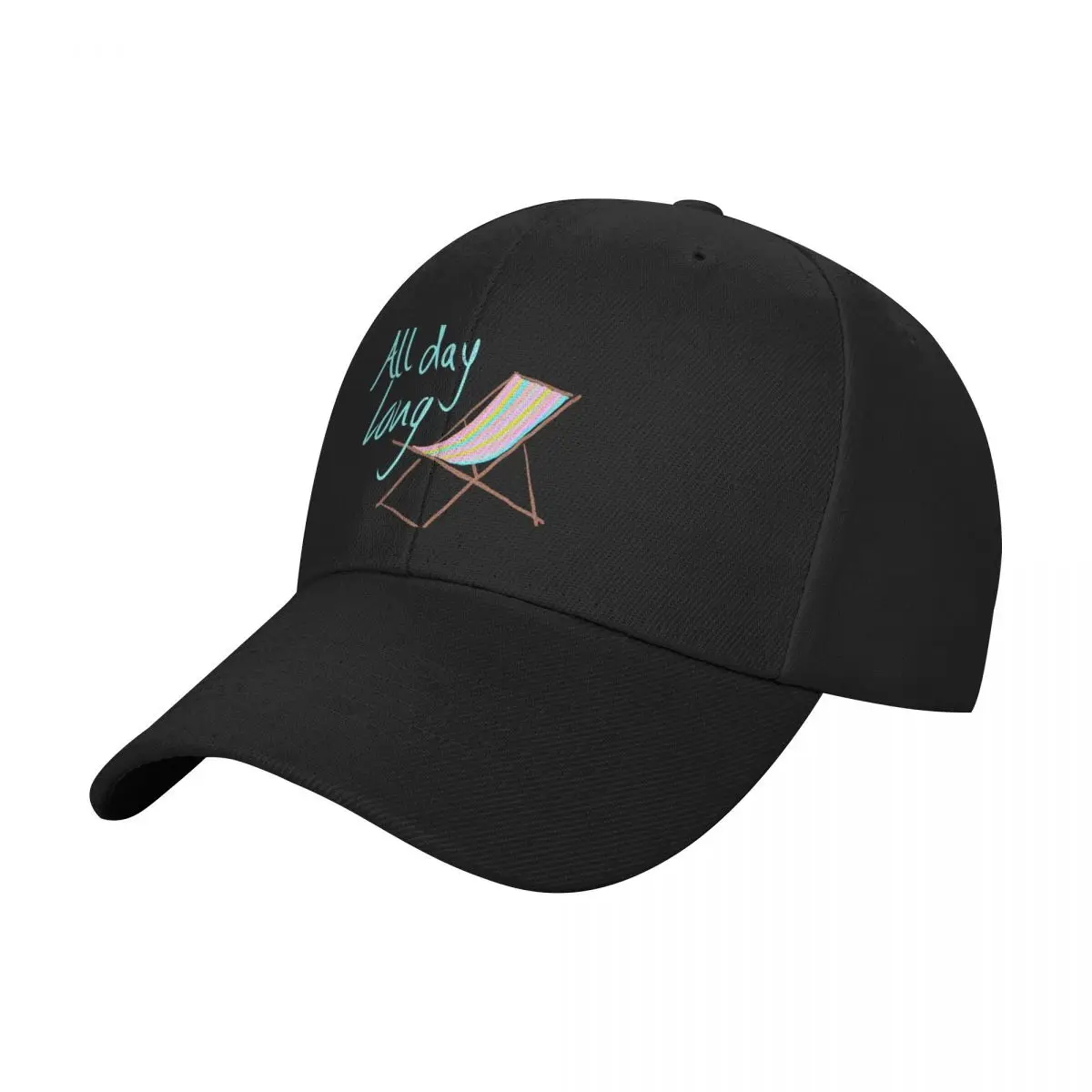

All day long (on the chaise longue) Baseball Cap Trucker Hat Golf Women's Men's