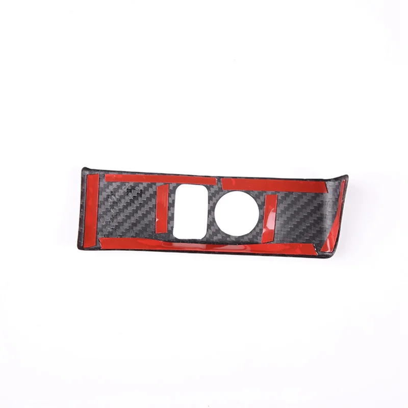 

Sp-Car Headlight Adjustment Switch Trim Cover Carbon Fiber For Nissan GTR R35 2008-2016 Interior Accessories
