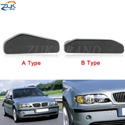 ZUK Headlamp Washer Nozzle Cover Headlight Water Spray Jet Cap Lid For BMW 3 Series E46 316 318 320 323 325 328 330 M3 Unpainted