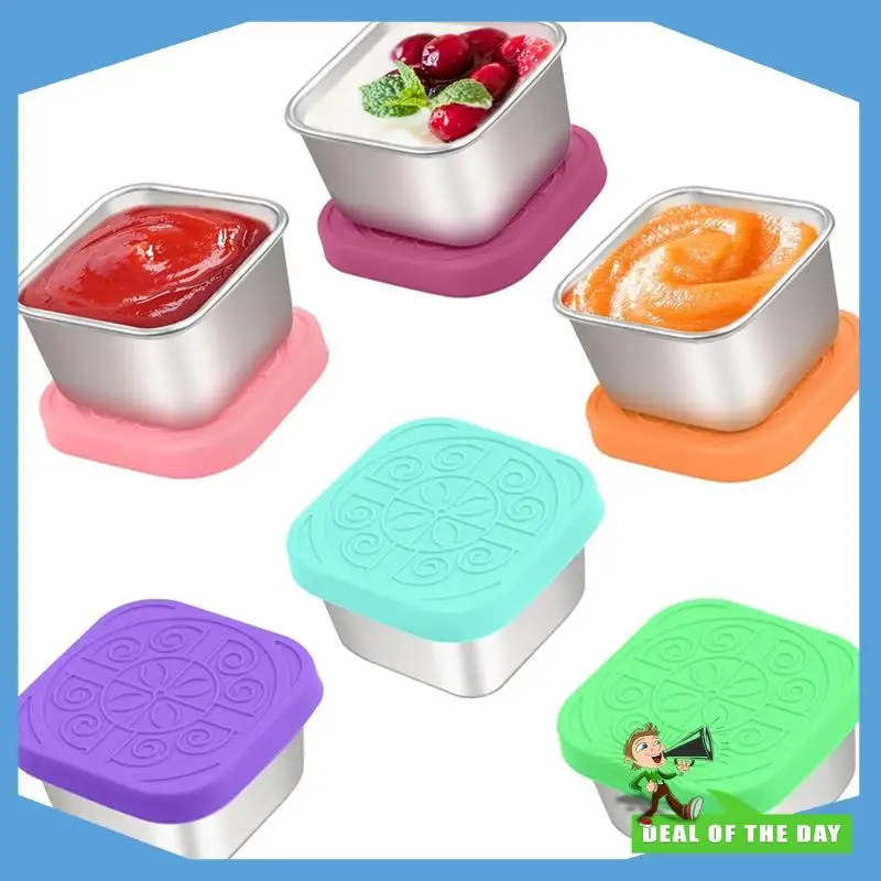 

24-часовая доставка многоразовых контейнеров для заправки салата, герметичное хранилище для соуса для ланч-боксов, офиса, кухни, пикника