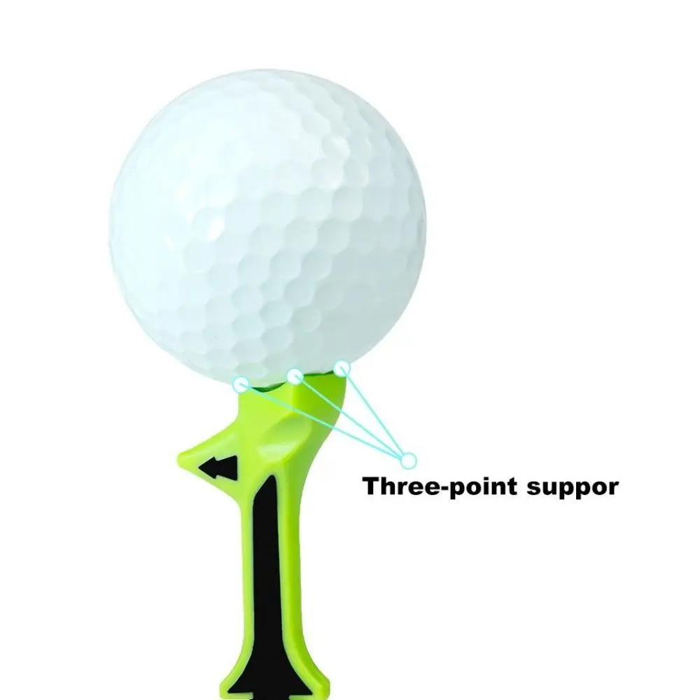 قطري إدراج تي شيرتات الغولف تعزيز المسافة استبدال حامل كرة الغولف المحمولة القابلة لإعادة التدوير جولف البلاستيك المحملة نطاق القيادة