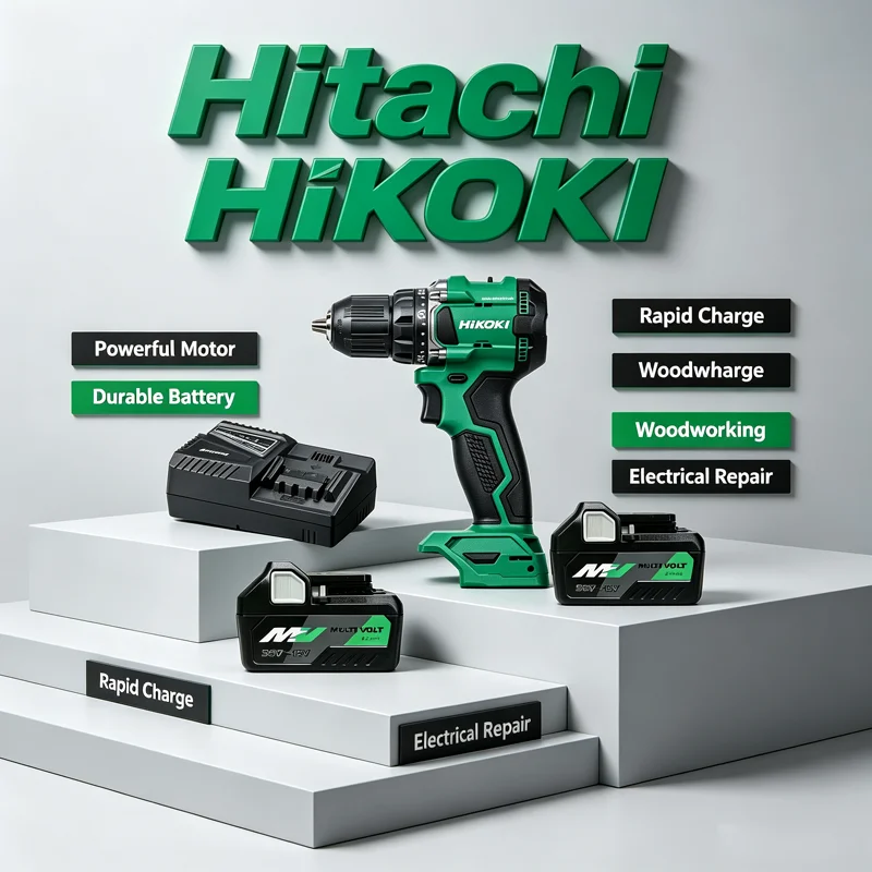 HiKOKI/Hitachi 36V Power Tools MultiVolt Li-ion Battery,5000mAh Durable Fit BSL1830 BCL1815 BSL36A18 18V 5.0Ah/36V Battery