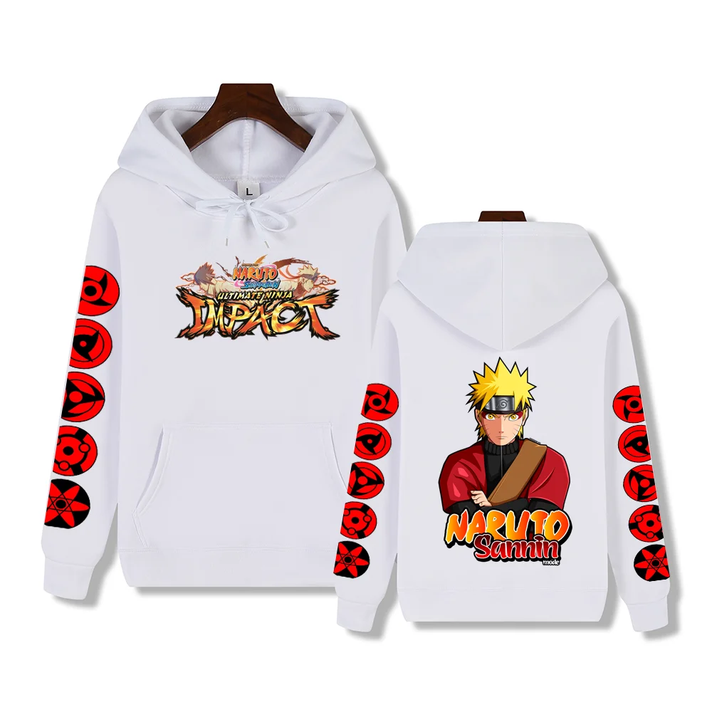 Super bello Naruto stampa autunno/inverno confortevole morbido ispessimento felpa con cappuccio da strada calda moda casual di alta qualità da uomo