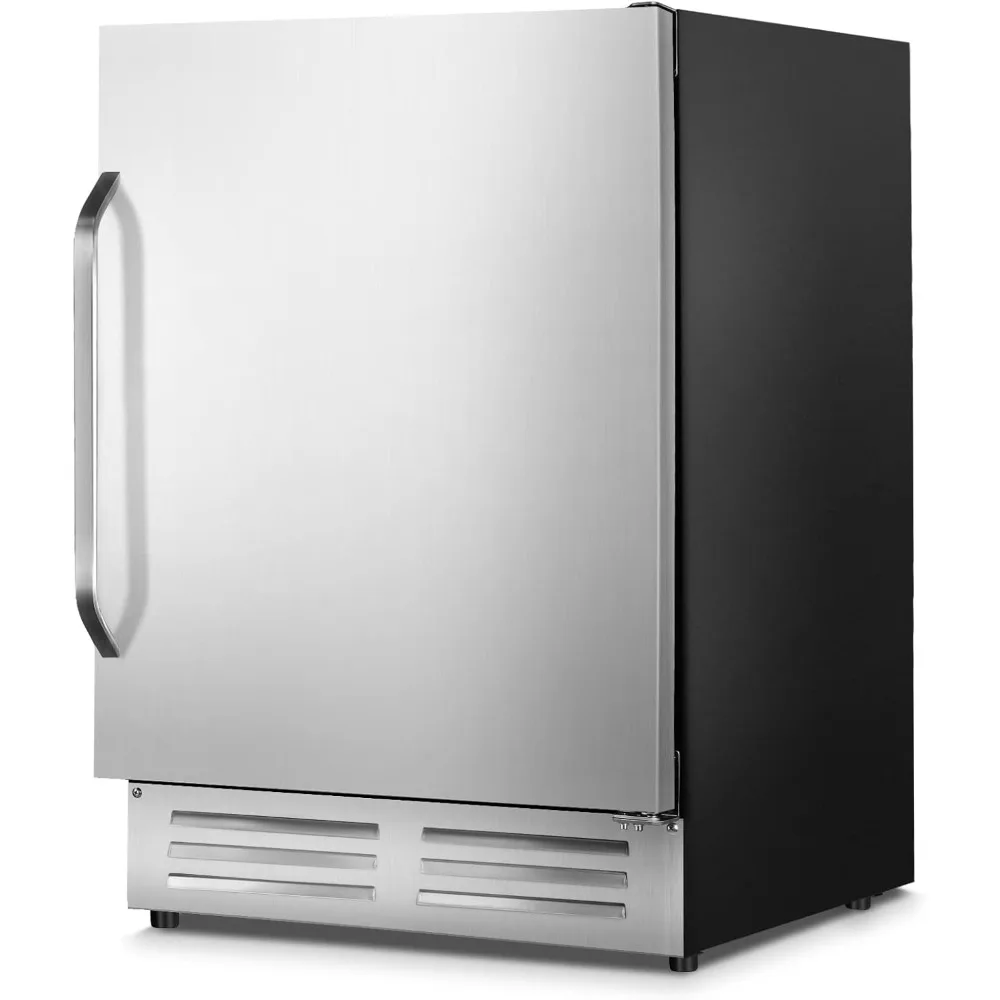 

24 Inch Outdoor Beverage Refrigerator Cooler,Stainless Steel Wide Refrigerator for 210 Cans,Fit Perfectly for 24" Space Built-in