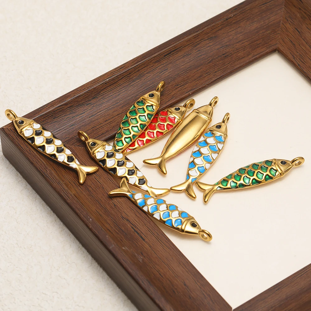 4pcs Stainless Steel Enamel So - Jewelry Making For Kids recension och pris
